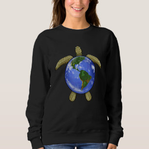Moletom Tartaruga Terra Mulheres Animal Marinho Tartarug