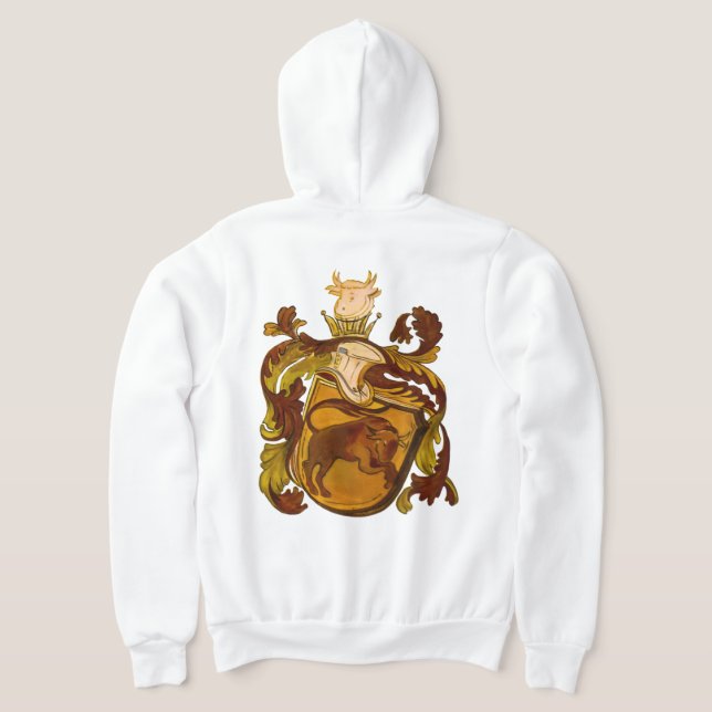 Moletom Taurus Coat of Arms Hoodie Jacket (Postura das costas)