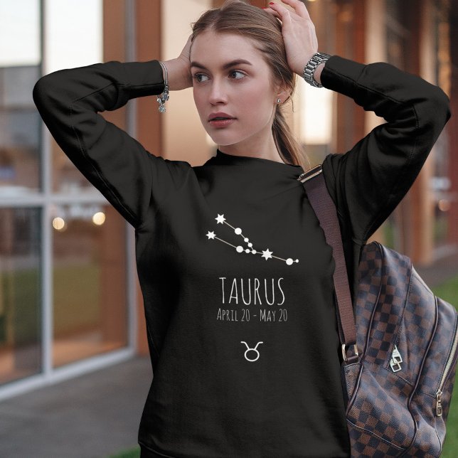 Moletom Taurus | Constelação Zodiac Personalizada (Criador carregado)