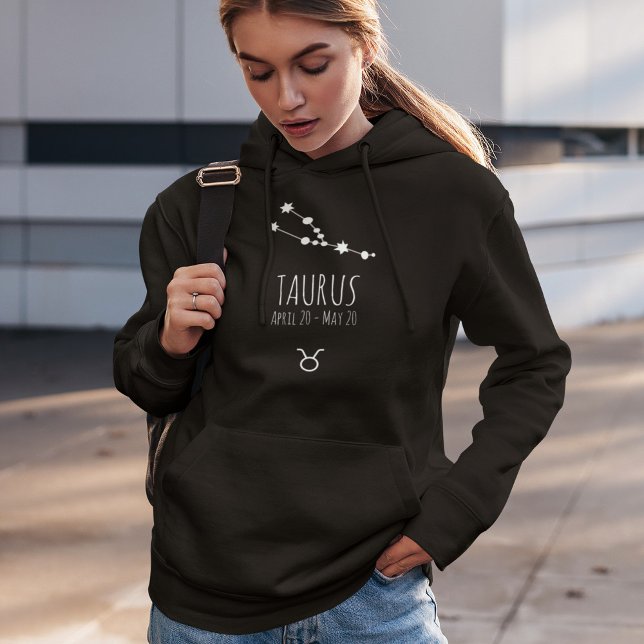 Moletom Taurus | Hoodie (constelação) Zodiaca personalizad (Criador carregado)