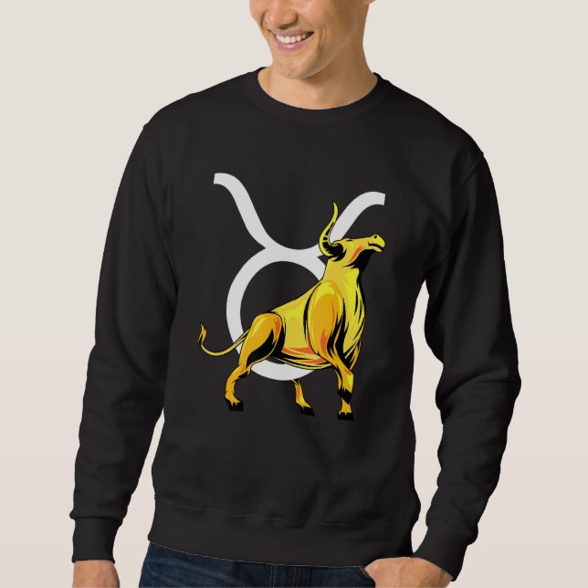 Moletom Taurus Horoscope Símbolo Zodiac - Símbolo Constela (Frente)