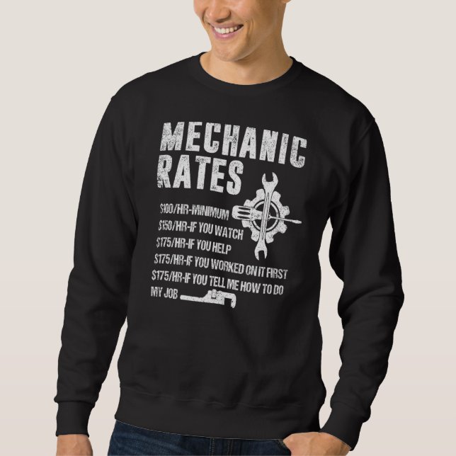 Moletom Taxas mecânicas (Frente)