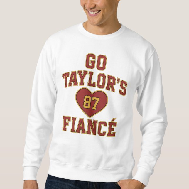 Moletom taylors fiancé tee sweatshirt, taylors fiancé (Frente)