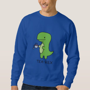 Moletom Tea-Rex, Dinossauro Fofo, Amante Divertido de Dino