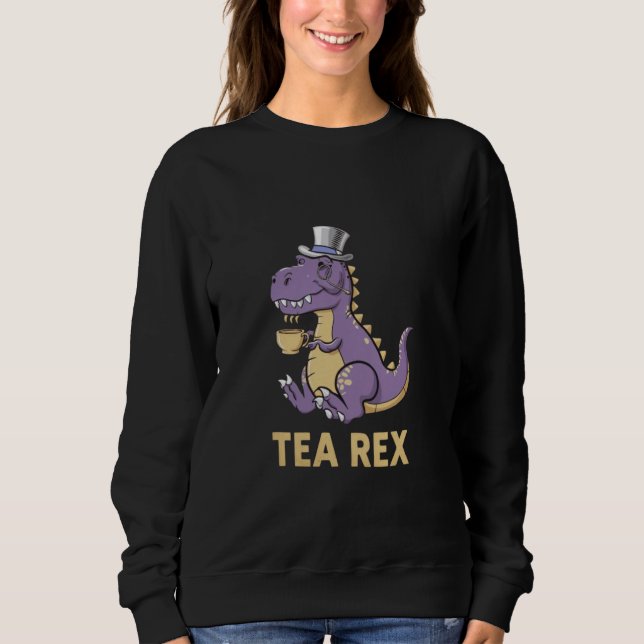 Moletom Tea Rex T-Rex Dinosaur Dino Café Legal (Frente)