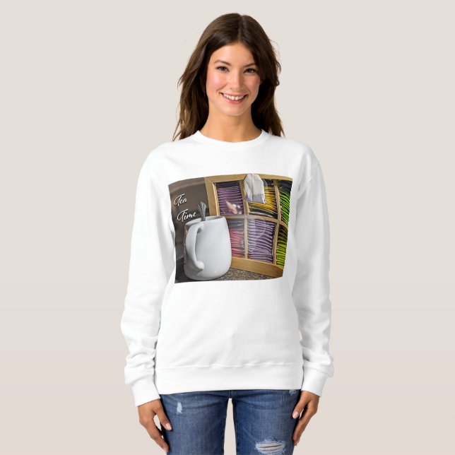 Moletom Tea Time Picture T-Shirt (Frente Completa)