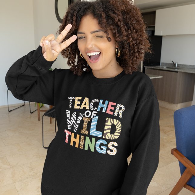 Moletom Teacher of Wild Things, Funny Teacher Gift (Criador carregado)