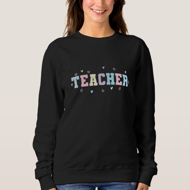 Moletom Teacher Profession Teaching School Teacher (Frente)