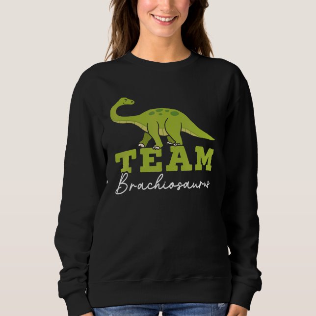 Moletom Team Brachiousaurus Dinosaur Future Paleontologist (Frente)
