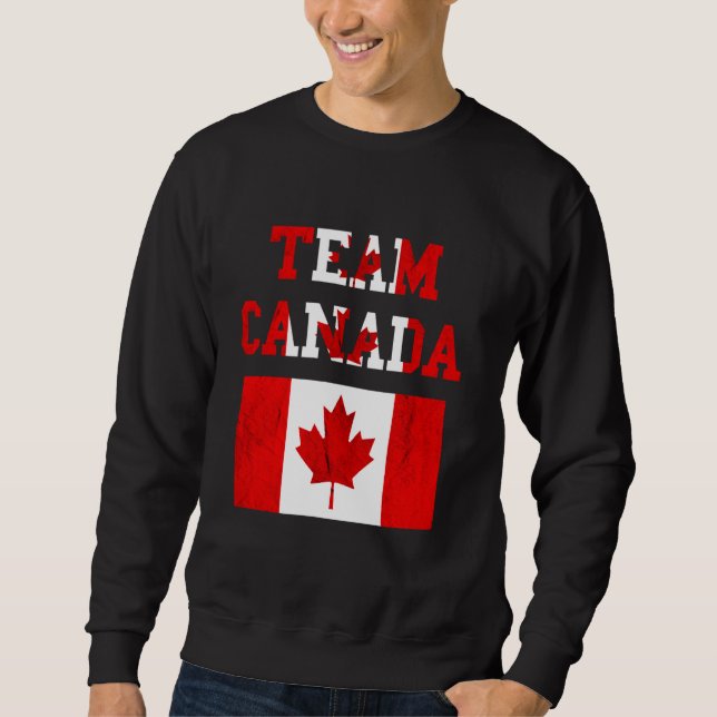 Moletom Team Canada Maple Leaf Canadian Soccer Team Canadá (Frente)