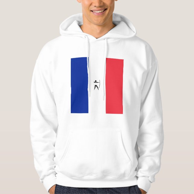 Moletom Team France Archery (Frente)