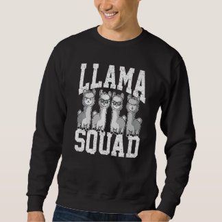 Moletom Team Llama Squad Animal For Men Women Fun Squad