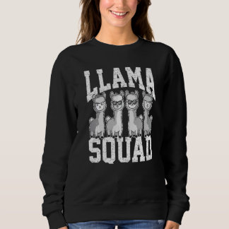 Moletom Team Llama Squad Animal For Men Women Fun Squad