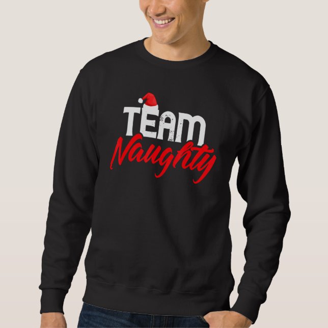 Moletom Team Naughty   Couple Matching Outfit Team Nice (Frente)