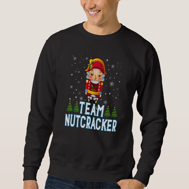 Moletom Team Nutcracker Ballet Christmas Cute (Frente)
