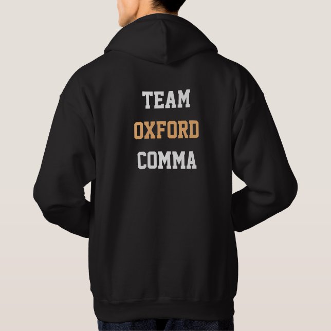Moletom Team Oxford Comma T-Shirt (Verso)