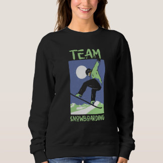 Moletom Team Snowboarding Snowboarder Snowboard