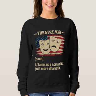 Moletom Teatro de Atores de Definição de Crianças de Teatr