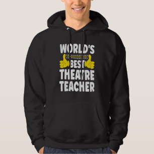 Moletom Teatro de título de professor no melhor teatro do