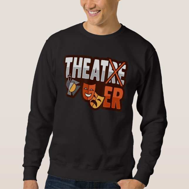 Moletom Teatro Musical Para Uma Atriz Ou Ator (Frente)