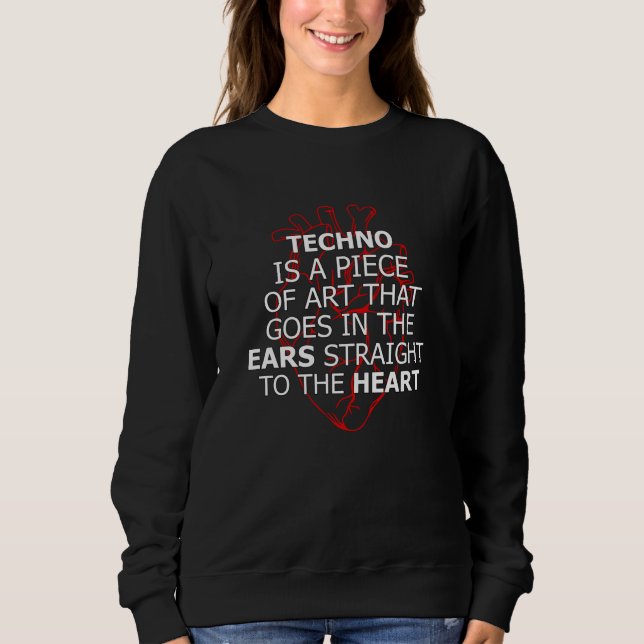 Moletom Techno Music DJ Rave Electro Festival Idea Present (Frente)
