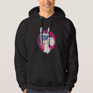 Moletom Techno Music Psychedelic Llama Para Alpaca Raver P