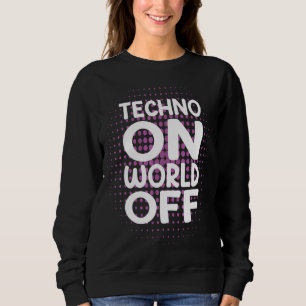 Moletom Techno no World Off Rave Edm Dj Party Dance Music