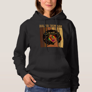 Moletom Técnico de Diálise Afro-Africano-Americano Black H