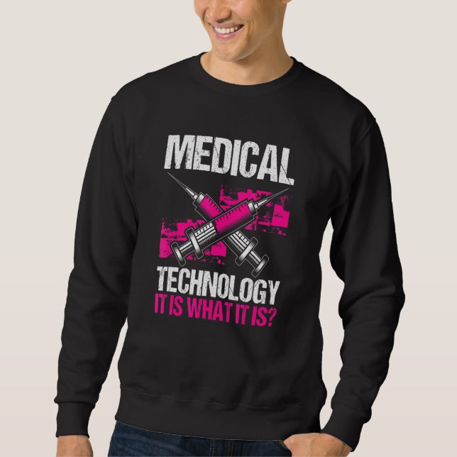Moletom Técnico de Laboratório Tecnologista Médico Rato de (Frente)