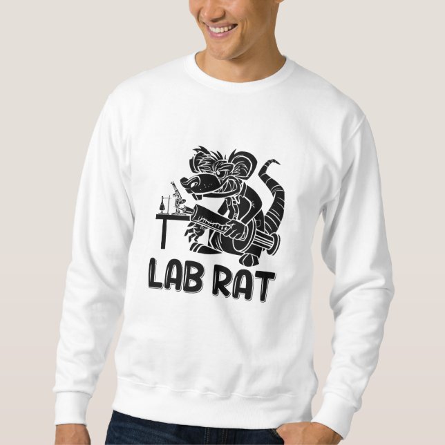 Moletom Técnico Laboratório de Química de Ratos de Laborat (Frente)