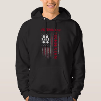 Moletom Técnico Veterinário Vet Tech Bandeira Americana Pa