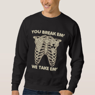 Moletom Tecnologia de Rad Skeleton Radiology Engraçado