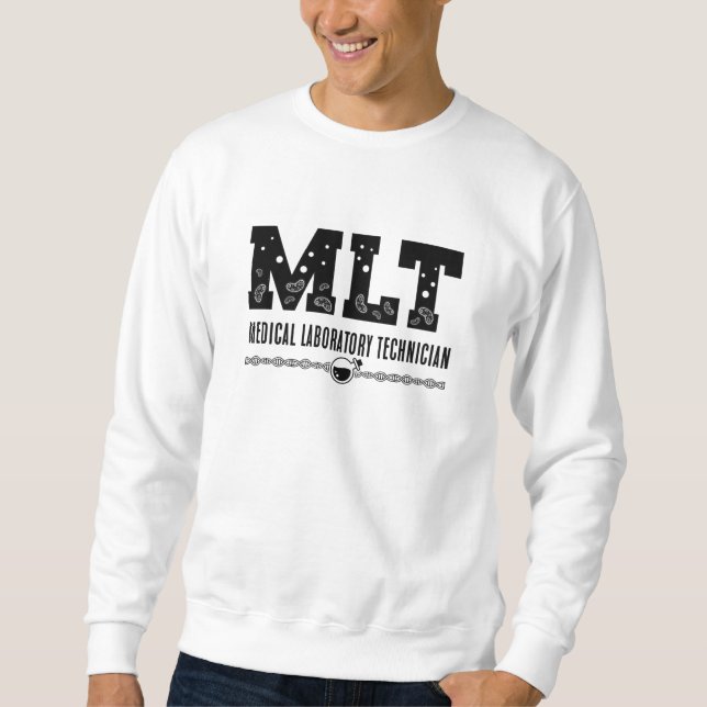 Moletom Tecnologia MLT Medical Laboratory Science Lab Tech (Frente)