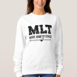 Moletom Tecnologia MLT Medical Laboratory Science Lab Tech<br><div class="desc">Este divertido design de um técnico de laboratório para mulheres e homens que amam seu trabalho de laboratório e químico. Mostre que você é um técnico de laboratório orgulhoso. O motivo é a citação do MLT Medical Laboratory Technician.</div>