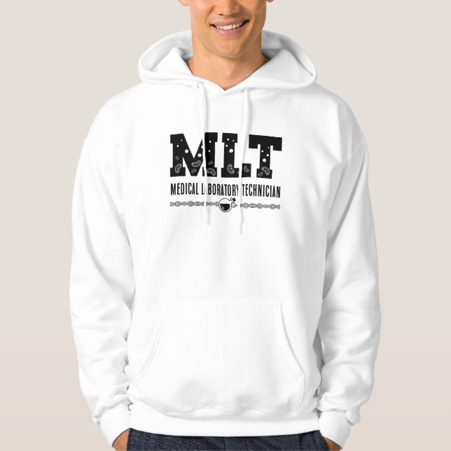 Moletom Tecnologia MLT Medical Laboratory Science Lab Tech (Frente)