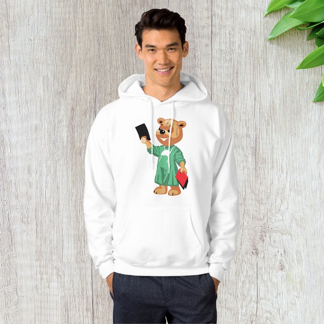 Moletom Teddy Bear Doctor Mens Hoodie (Criador carregado)
