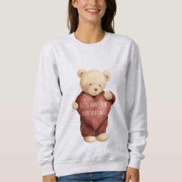 Moletom Teddy Bear Red Heart