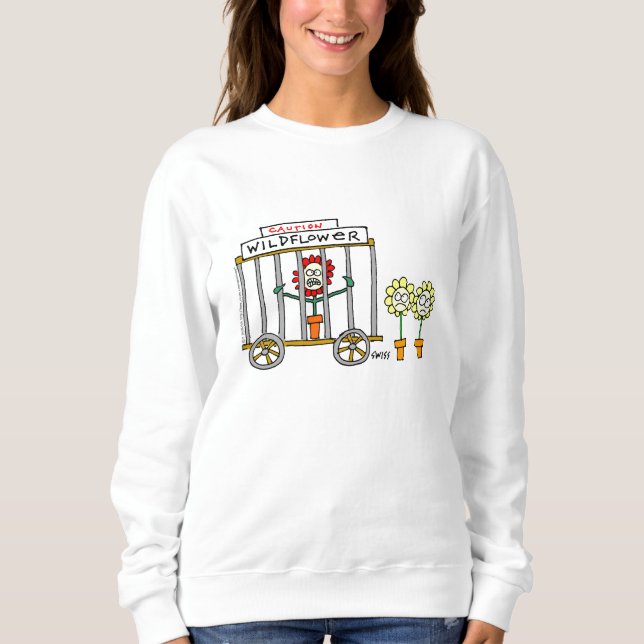 Moletom Tee do Cartoon Engraçado Wildlower Gardener (Frente)