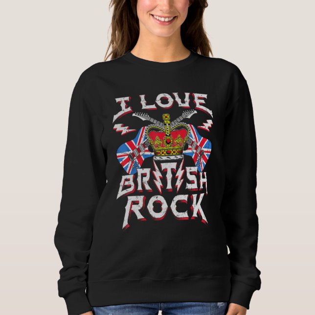 Moletom Tee I Love Guitar Rock Music Plus Size (Frente)
