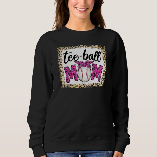 Moletom Teeball Mamãe Leopard Teeball Mãe da Mãe (Frente)
