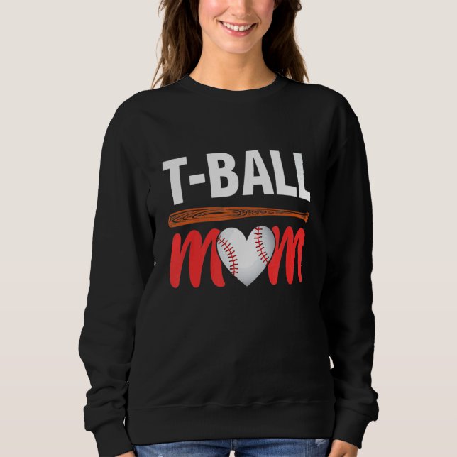Moletom Teeball Sports Ball - Dia de as mães Mãe (Frente)