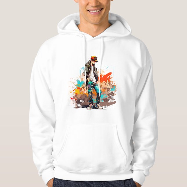 Moletom Teenager Boy Grafite Hoodie (Frente)