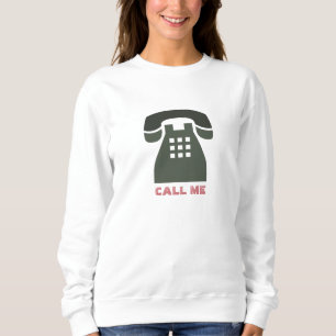 Moletom Telefonema estilístico do vintage mim todas as