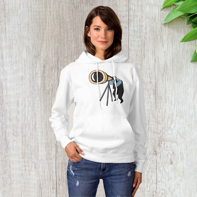 Moletom Telescope Womens Hoodie (Criador carregado)