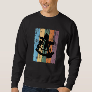Moletom Telescópio de Astronomia Retro Teodolito Astrônomo