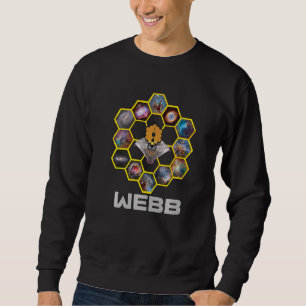 Moletom Telescópio Espacial WEBB em Nebulas DESDOBRANDO UN