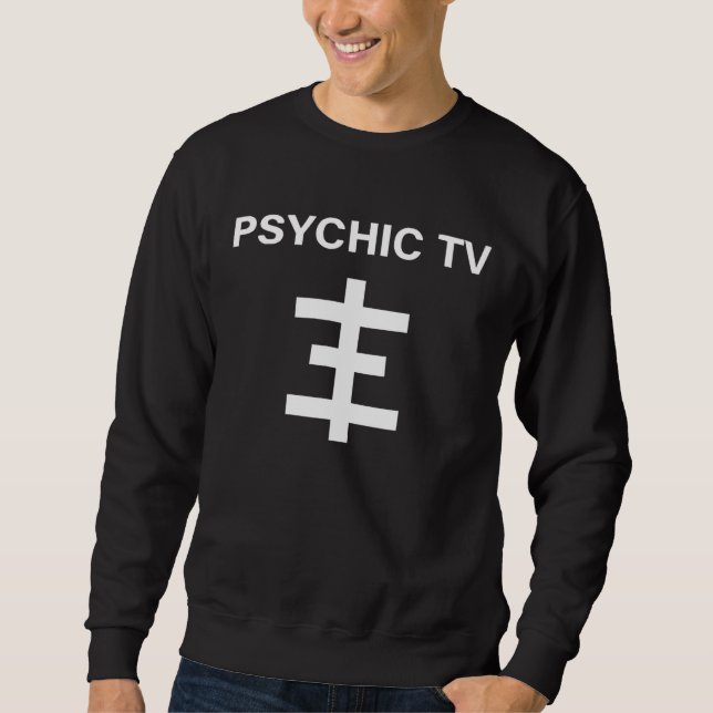 Moletom Televisão Psicológica Para Homens (Frente)