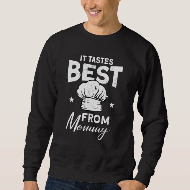 Moletom Tem Melhor Sabor Da Mamãe   Cozinhe Culinária   Ch (Frente)
