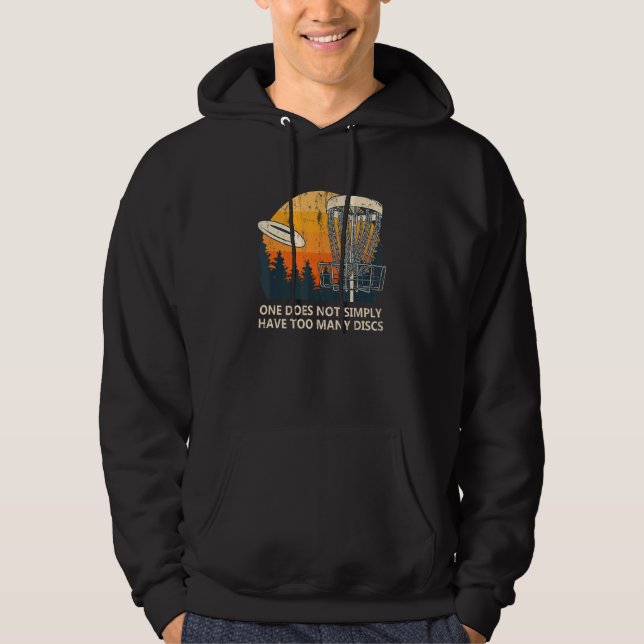 Moletom Tem muitos discos Disco Golfe Humor de Golfe 1 (Frente)