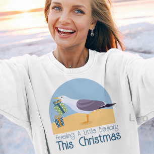 Moletom Tema da Praia da Gaivota Natal
